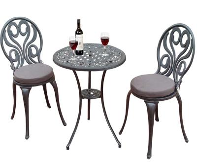 China Modern Cast Aluminum Bistros Set Outdoor Garden Furniture for sale