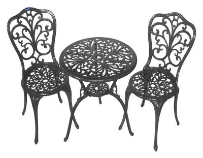 China Modern Cast Aluminum Outdoor Tables And Chairs Dining Set From China for sale