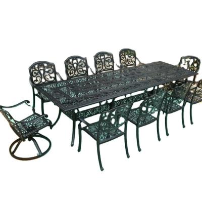 China Modern Cast Aluminum Patio Dining Set Outdoor Metal Furniture for sale