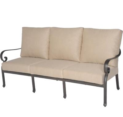 China Modern Outdoor Cast Aluminum Sofa In Garden Set for sale