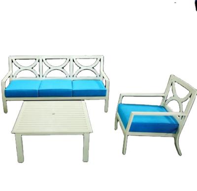 China China Eco - Friendly Outdoor Cast Aluminum Sofa In Garden for sale