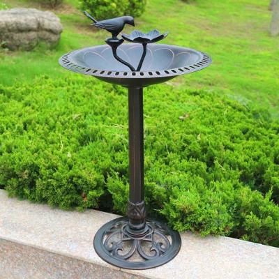 China Garden Accessories Traditional Basin Garden Decor Metal Bird for sale