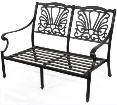 China Durable Outdoor Antique Long Cast Aluminum Park Bench for sale