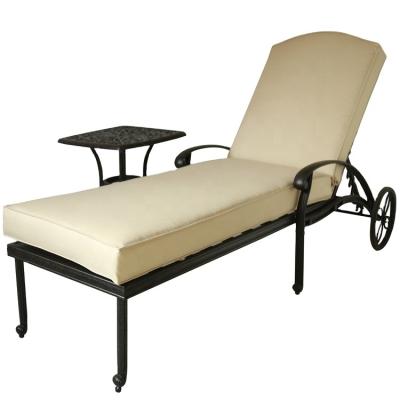 China Durable Cast Aluminum Patio Furniture Outdoor Lounger Furniture for sale