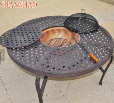 China Eco - Friendly Customized Tables Stored And Outdoor Chairs Furniture Firepit for sale