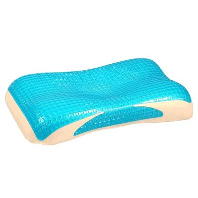 China Anti-Static Favorable Contour Support Shoulder New Slow Price Memory Foam Bound Pillow With Ice Cooling Gel for sale