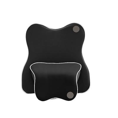 China Brief & China Factory Single Color Sale Car Accessories Memory Foam Headrest Pillow Whole Car Seats Office Home Chair Lumbar Cushion for sale