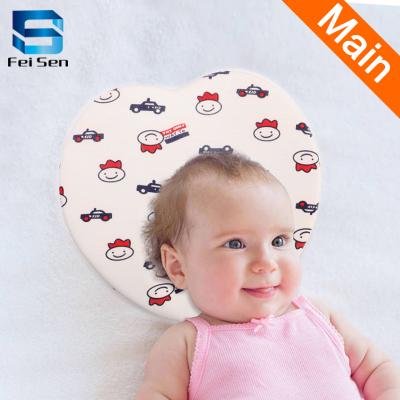 China 2021 Anti-Static Portable Moon Shape Pillow 2021 Factory Price Sofa Memory Foam Baby Sleeping Pillow Newborn Baby Sleeping Pillow for sale