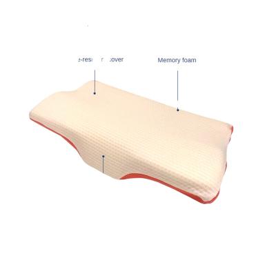 China Anti-Static Orthopedic Ergonomic Cutout Home Side Sleeper Cervical Comfort Wedge Memory Adjustable Foam Hilton Pillow for sale