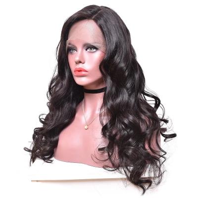 China Wholesale Price 150% Density Body Wave Wavy Full Lace Wigs With Big Size Cap Of Said Part for sale