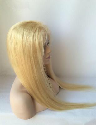 China New 613 Straight Blonde Wave Wigs 2017 Silky Straight For White Women Malaysian Remy Hair Lace Front Wig Straight Virgin Lace Front Wig Transparent Color for sale