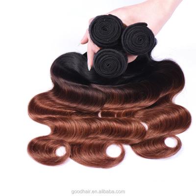 China Body wave alibaba new products ombre color weave in Peruvian double weft sexy image without Tanzania hair pair and hot shot aunt for sale