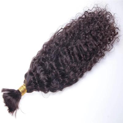 China Wholesale Top Braiding Brazilian Remy Human Hair Bulk Soft Grade Water Wave Hair Extension No Weft for sale