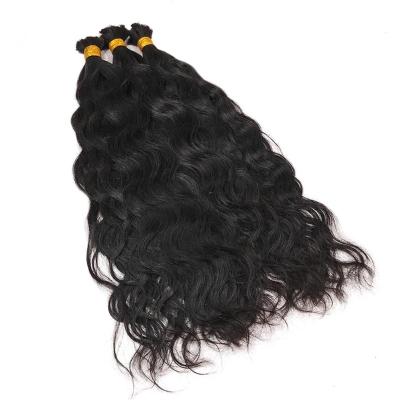 China Natural Wave Drop Shipping Natural Wave Hair For Bulking NO Brazilian Hair Weft Volumes For Braiding Natural Color 100g for sale