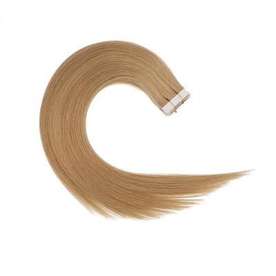 China Silky Straight Wave Natural Tape In Hair Extensions European Seamless Invisible Skin Weft 12