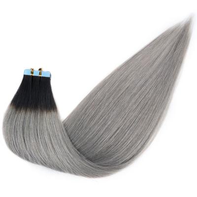 China Silky Straight Wave Tape In Hair Extensions Straight Blonde 613# Tape In Remy Color Tape In Hair Extensions Straight Extensions 20pcs Ombre for sale