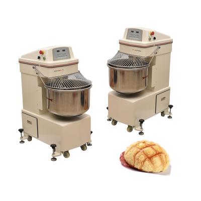 China Snack Plant 60 Liter Heavy Duty Commercial Bakery Bread Mixer 60L Planetary Spiral Industrial Spiral Dough Mixer for sale