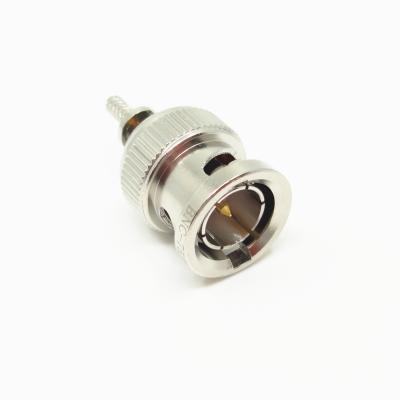 China 75Î © 75 Ohm Male Straight Copper BNC RF Coaxial Connectors for sale