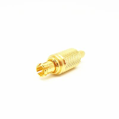 China Straight Female RF Connector 75 Ohm RF MCX RF Female Coaxial Straight Connector for sale