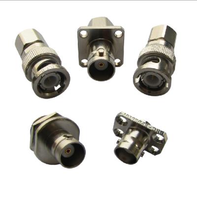 China 50Î © 50Ohm BNC PIN Connector Crimp Male Plug for RG174 RG316 RG178 Cable for sale