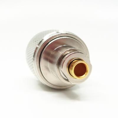 China Good Quality Nickel Plated Brass RF N Type Male Connector For .141 Cable for sale