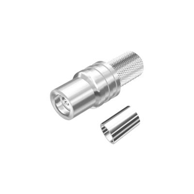 China 50Î © MMCX Connector High Performance Miniature MMCX RF Female Coaxial Connector For Slack Cable for sale