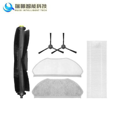 China Household Vacuum Cleaner Accessories for 360 S10 X100 MAX Brush Hepa Filter Broom Side Cloth Replacement Parts Main Brush for sale