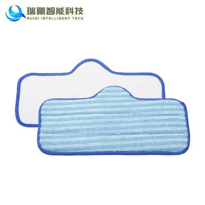 China Household Washable Blue Microfiber Mop Pads Replacement For Neat Dupray Steam Cleaners Accessories for sale