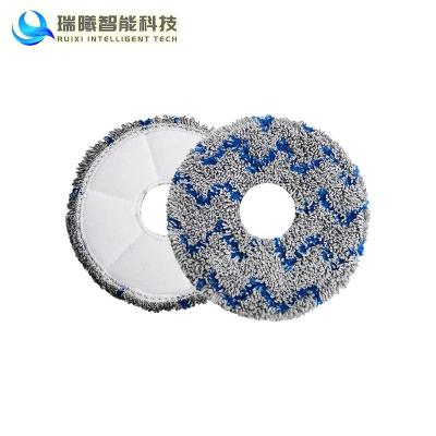 China Household Vacuum Cleaner Accessories for ECOVACS Deebot X1/T10 Spare Parts Microfiber Mop Cloth for sale