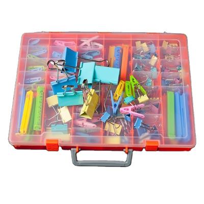 China 48 Compartment Viable Adjustable Plastic Container Storage Case Organizer with Handle and Dividers for Small Parts/Lego/Jewelry/Kits for sale