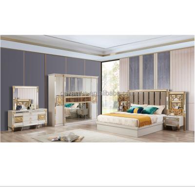 China 2021 new design lacquer bedroom furniture set home bedroom funiture modern design bedroom furniture elegant modern white luxury furniture for sale