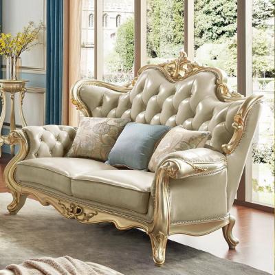 China European Style Tufted Classic Luxury Solid Wood Living Room Furniture Sets Sofa Furniture Living Room Sofas Luxury for sale