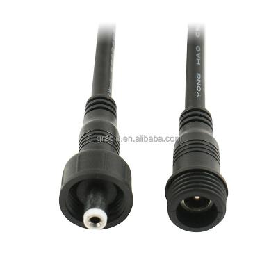 China Power Factory Waterproof Dc Connector Electrical Connector Power Electric Male And Female with Nut 5521 5525 Connectors for sale