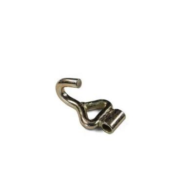 China Galvanized Safety Metal Single J Hook With Tube / Single J Hook For Ratchet Straps for sale