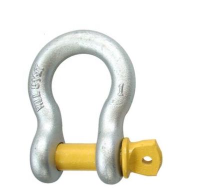 China Heavy Industry / Omega Manufacturer Drop Forged G209 USA Galvanized Shackle Type Arc Shackle for sale