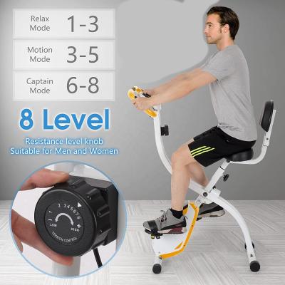 China Home Use Folding Magnetic Recumbent Exercise Bike Indoor Stationary Fitness Bike X Bike With High Quality for sale