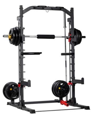 China commercial gym Smith Machine Squat Rack Multi functional home exercise equipment 100kgs 2022 new for sale