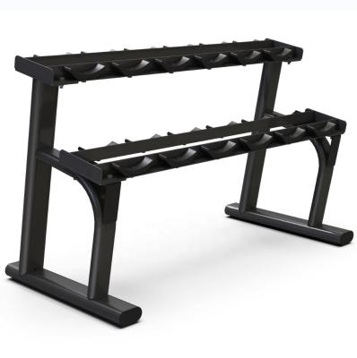 China Hot Factory Direct Selling 100kgs Dumbbell Rack 3 Tier Ra Multilevel Dumbbell Organizer 3-Tier Gym Equipment Gym Machine Weight Storage for sale