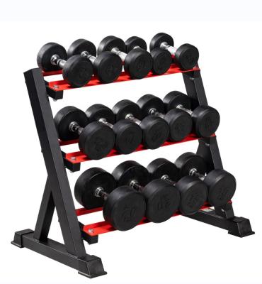 China High Quality Home Use 100kgs Commercial Hexagon Rack Custom Gym Equipment Dumbbell Rack for sale