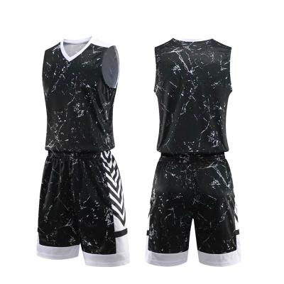 China Breathable quick-drying team sport pay attention to name and logo basketball uniform custom sublimation for sale