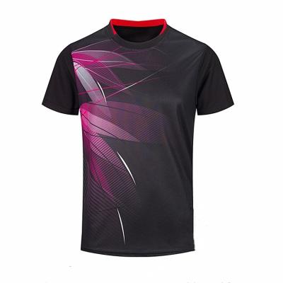 China Logo Printing Table Tennis Jersey custom made quick dry designs for sublimation badminton wear for sale