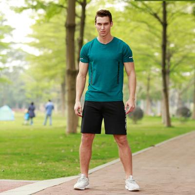 China 2021 Viable Color Fashion Fitness Two Gym Sports Men's Quick Dry T-shirt for sale