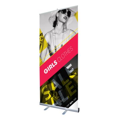 China Wholesale Advertising Aluminum Standee Billboard Shelf Display Stand Up Rack Display for sale