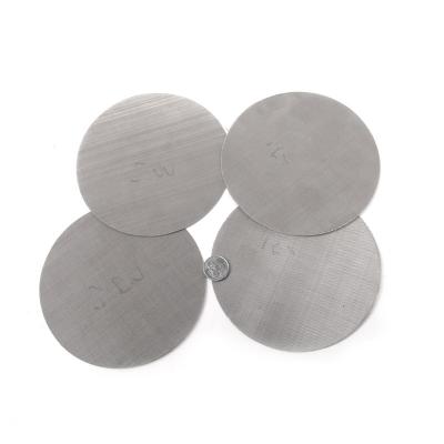 China Beautiful Customize High Quality 304 316L Stainless Steel Round Screen Disc for sale