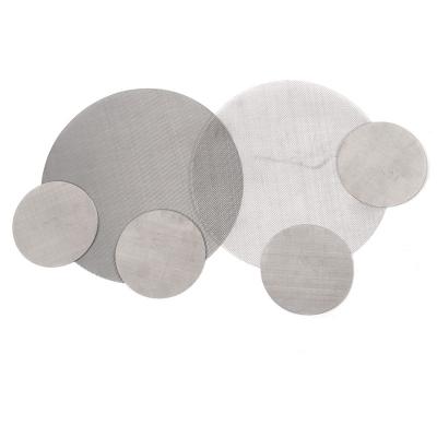 China Beautiful Round Stainless Steel Wire Mesh Filter Disc Screen for sale