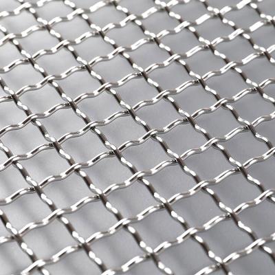 China Plain Weave Square Screening Crimped 3x3 Mesh Stainless Steel Wire Mesh for sale