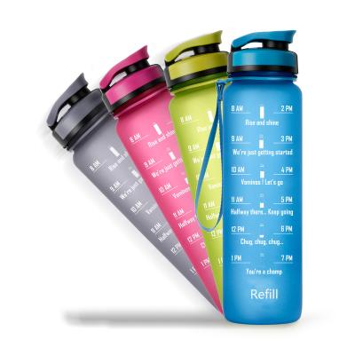 China New Tritan 1000ml 32oz Sport Fruit Viable Direct Drinking Plastic Water Bottle For Girl for sale