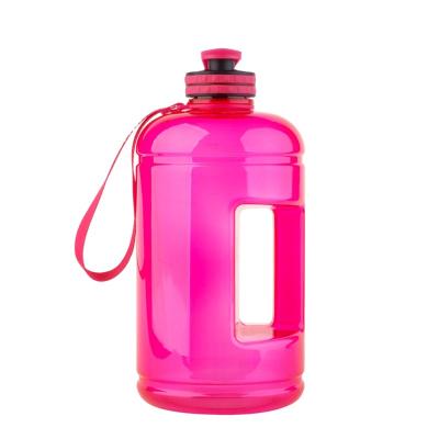 China Sustainable Half Gallon 2.2L Custom Logo Sports GYM Water Bottle With Motivational Marker And Time Words for sale