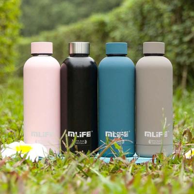 China PORTABLE Leakproof Double Wall Stainless Steel 500ml Sports Vacuum Custom Insulated Water Bottle for sale