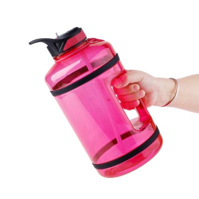 China Sustainable BPA Free Jug With Handle Leak Proof Reusable Bottle Time Marked For Drinking More Water for sale